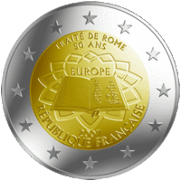 2 euro France 2007 Traité de Rome