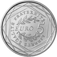 5 euro France Semeuse Argent 2008