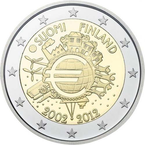 2 euro Finlande 2012 - 10 ANS DE L'EURO
