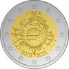 2 euro Belgique 2012 - 10 ANS DE L'EURO