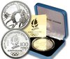 100 francs Jeux Olympiques 1992 Skieur et chamois