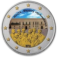 2 euro Malte 2012 - 1887 Majority couleur 1