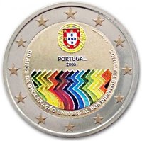 2 euro Portugal 2008 Droit de l'homme couleur 1