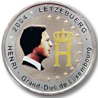 2 euro Luxembourg 2004 Grand Duc Henri couleur 1