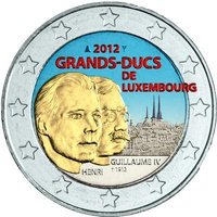 2 euro Luxembourg 2012 Guillaume IV couleur 3