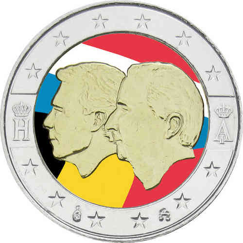 2 euro Belgique 2005 Union économique couleur 2