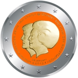 2 euro Pays-Bas 2013 Beatrix couleur 2