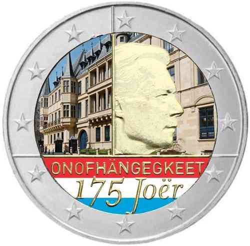 2 euro Luxembourg 2014 Indépendance couleur 3