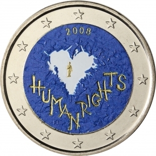 2 euro Finlande 2008 Droits de l'homme couleur 3