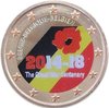 2 euro Belgique 2014 - 100 ans guerre mondiale couleur 4