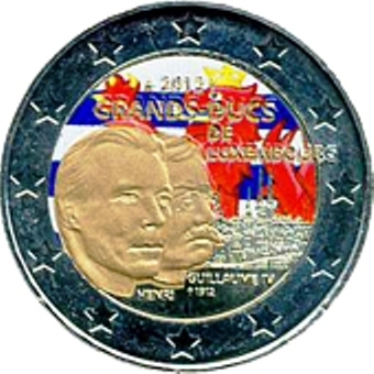 2 euro Luxembourg 2012 Guillaume IV couleur 4