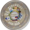 2 euro Slovenie 2012 - 10 ans de l'euro couleur 2