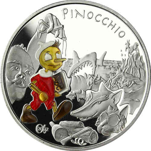 1,5 euro Pinocchio 2002 Monnaie de Paris