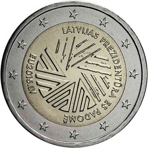 2 euro Lettonie 2015 Présidence UE