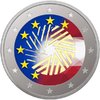 2 euro Lettonie 2015 Présidence UE couleur 1