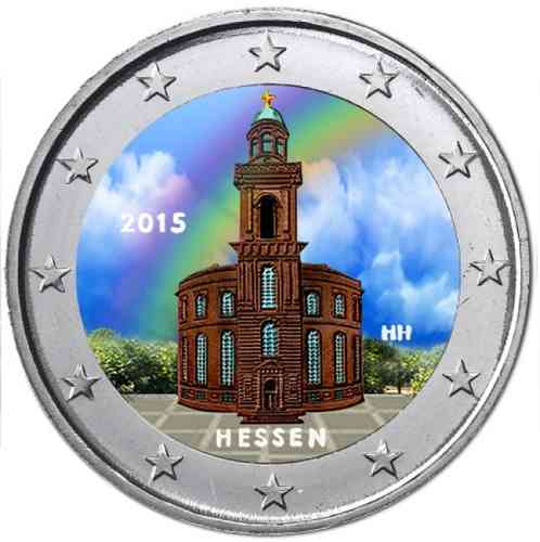 2 euro Allemagne 2015 Eglise St Paul couleur 3