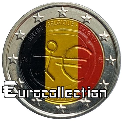 2 euro Belgique 2009  E.M.U couleur 2
