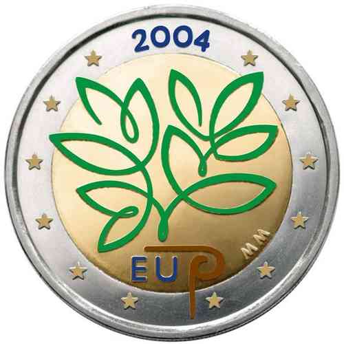 2 euro Finlande 2004 Elargissement UE couleur 1
