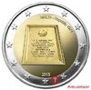 2 euro Malte 2015 République 1974 avec poinçon