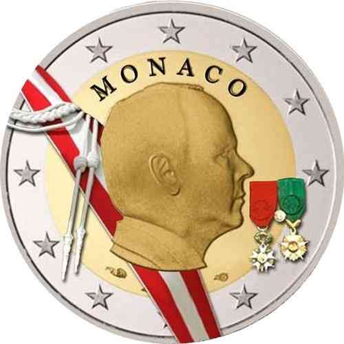2 euro Monaco 2009 Albert II couleur 1