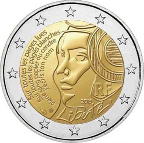 2 euro France 2015 Fête de la Fédération