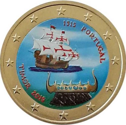 2 euro Portugal 2015 Timor couleur 4