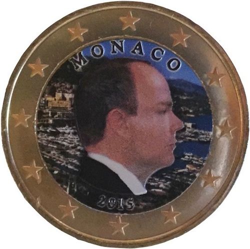 2 euro Monaco 2015 Albert II couleur 1