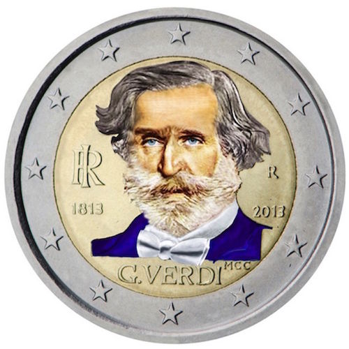 2 euro Italie 2013 Giuseppe Verdi couleur 7