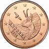 2 centimes Andorre Chamois des Pyrénées