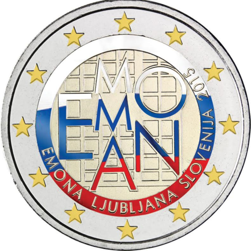 2 euro Slovenie 2015 Emona couleur 5
