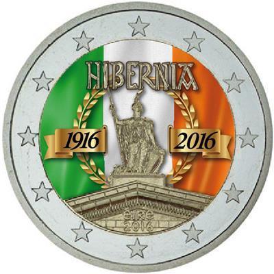 2 euro Irlande 2016 Insurrection de Paques couleur 2