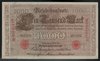 1000 Mark Allemagne 1910 rouge