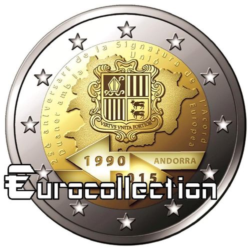 2 euro Andorre 2015 Union Douanière