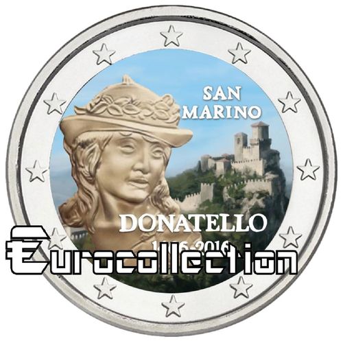 2 euro Saint Marin 2016 Donatello couleur 1