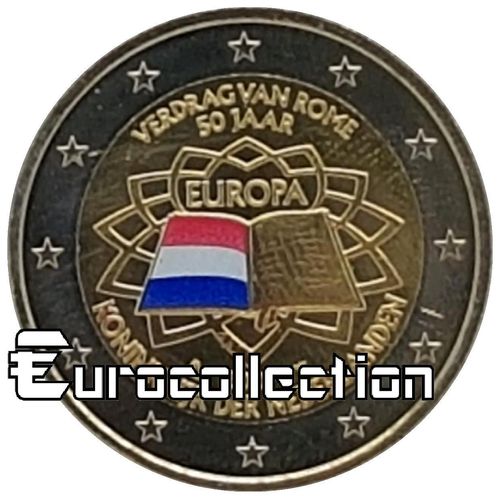 2 euro Pays Bas 2007 Traité de Rome couleur 1
