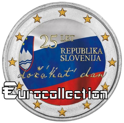 2 euro Slovenie 2016 Indépendance couleur 2