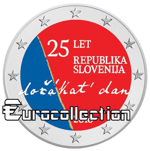 2 euro Slovenie 2016 Indépendance couleur 3