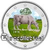 2 euro Lettonie 2016 Vache brune couleur 1