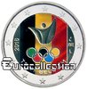 2 euro Belgique 2016 Olympiade Rio de Janeiro couleur 4