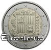2 euros Andorre Armoiries d'Andorre