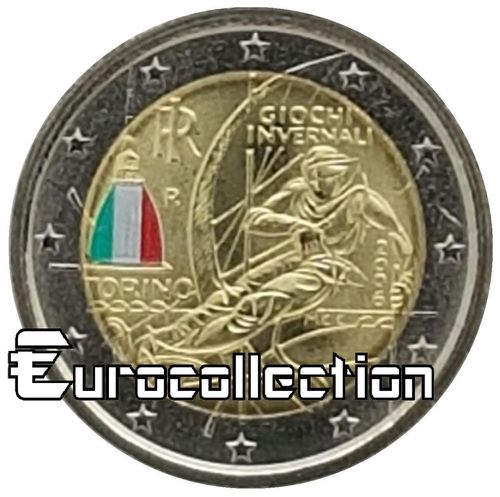 2 euro Italie 2006 Jeux Olympiques Turin couleur 4