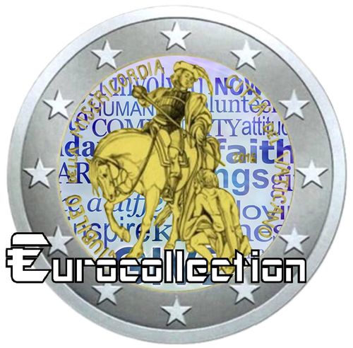 2 euro Vatican 2016 Miséricorde couleur 1