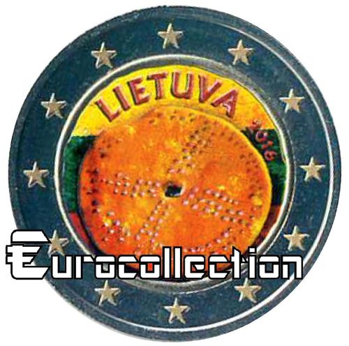 2 euro Lituanie 2016 Culture Baltique couleur 3