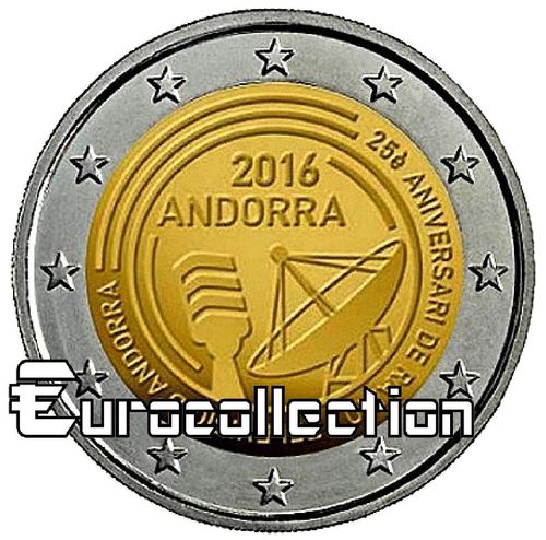 2 euro Andorre 2016 Radio et Télévision