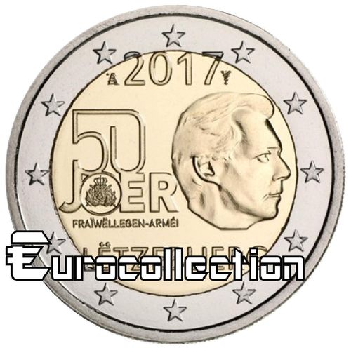 2 euro Luxembourg 2017 Service Militaire