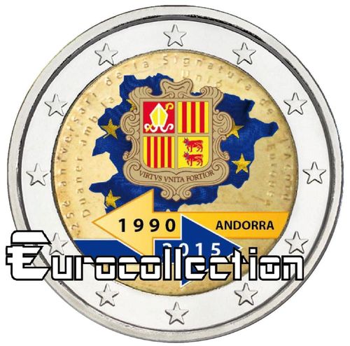 2 euro Andorre 2015 Union Douanière couleur 3