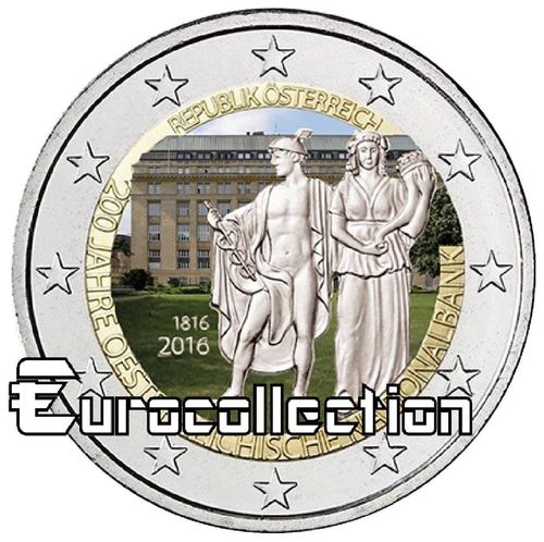 2 euro Autriche 2016 Banque Nationale couleur 4