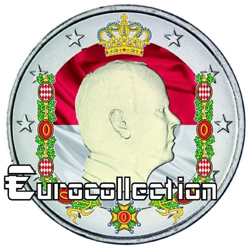 2 euro Monaco 2014 Albert II couleur 2