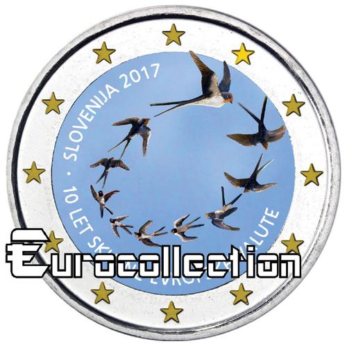 2 euro Slovenie 2017 Introduction Euro couleur 2
