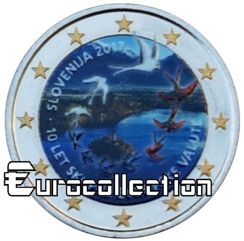 2 euro Slovenie 2017 Introduction Euro couleur 3